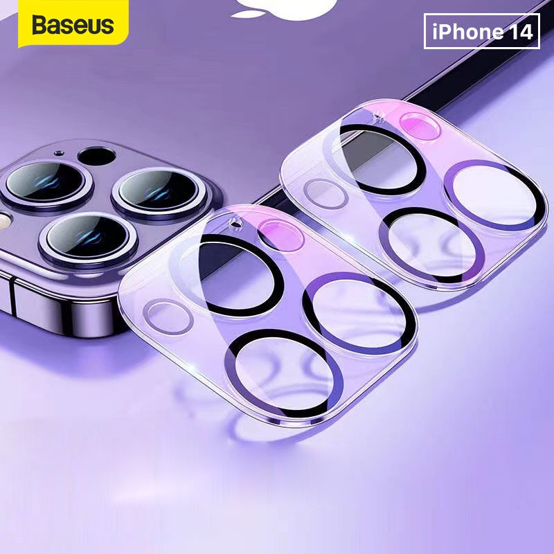兩片裝倍思Baseus 高清鋼化鏡頭貼鏡頭保護貼 蘋果iphone手機14/pro/max/plus鏡頭膜鏡頭玻璃貼