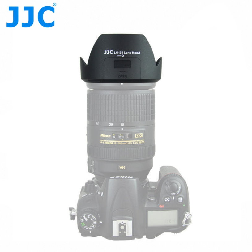 JJC HB-58 蓮花 HB58 遮光罩 NIKON LH-58 AF-S 18-300mm ED VR【中壢-水世界】