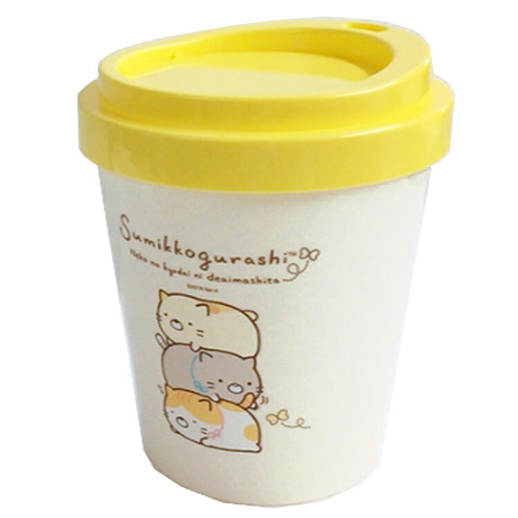 大賀屋 日貨 角落生物 圾垃桶  置物桶 收納桶 桶子 衣物桶 小桶子 蓋子 居家 角落小夥伴 正版 J00018030