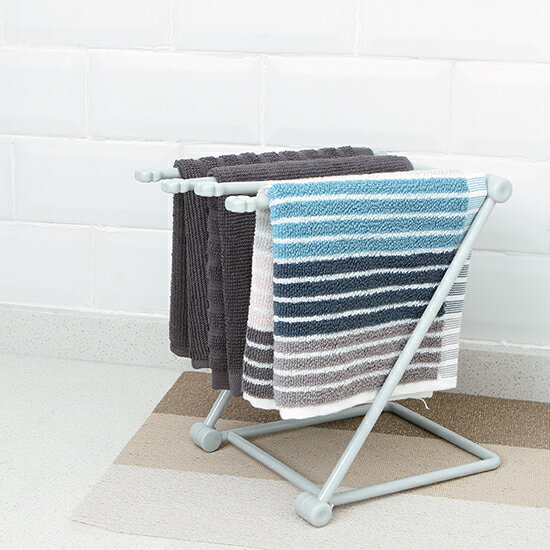 立式抹布掛架 廚房 家用 抹布架 毛巾掛架 可折疊 省空間 桌面收納架 ♚MY COLOR♚ 【L053-1】