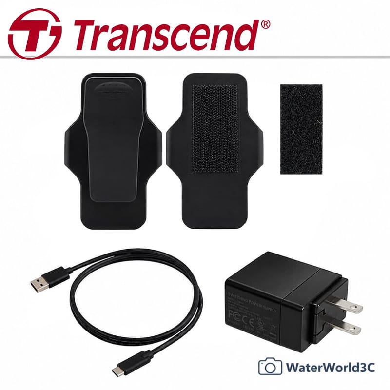【中壢-水世界】Transcend 創見 TS-DBK8 配件套件 DrivePro Body 40 / 10 旋轉背夾