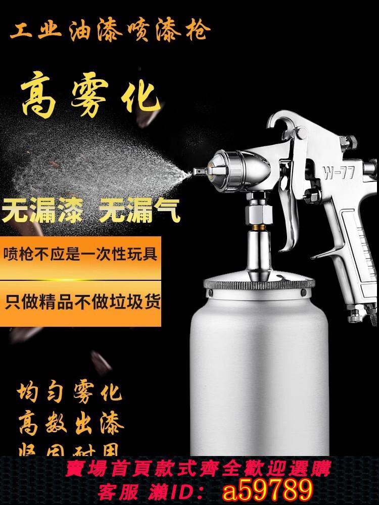 【臺灣公司 可打統編】德國汽車噴漆槍W-71高霧化氣動油漆噴槍w77小型專用氣泵噴壺罐