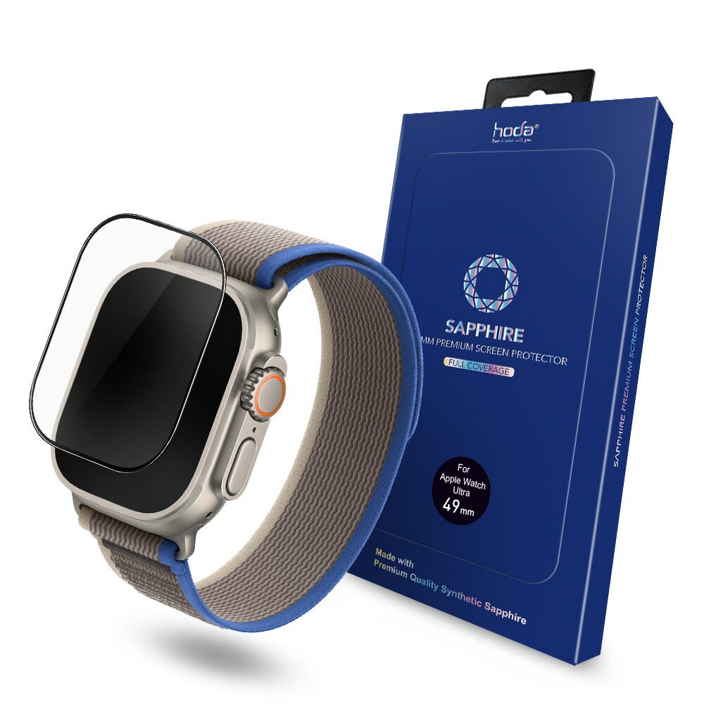 hoda Apple Watch Ultra 49mm 藍寶石保護貼 藍寶石玻璃貼