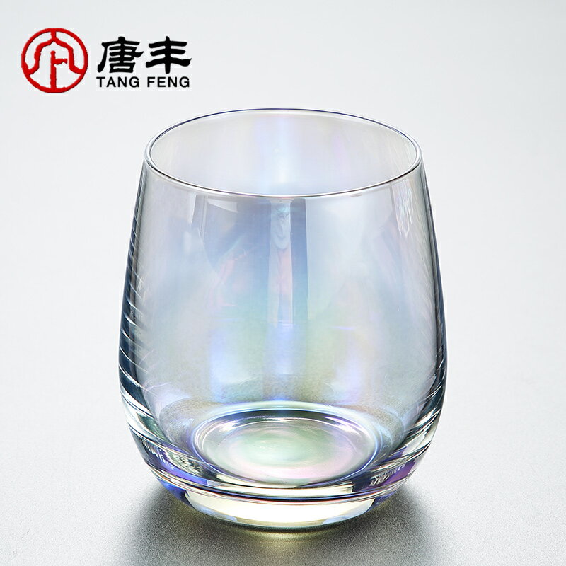 唐豐玻璃水杯6個裝簡約個人喝水杯子早餐牛奶杯咖啡杯無蓋茶杯A