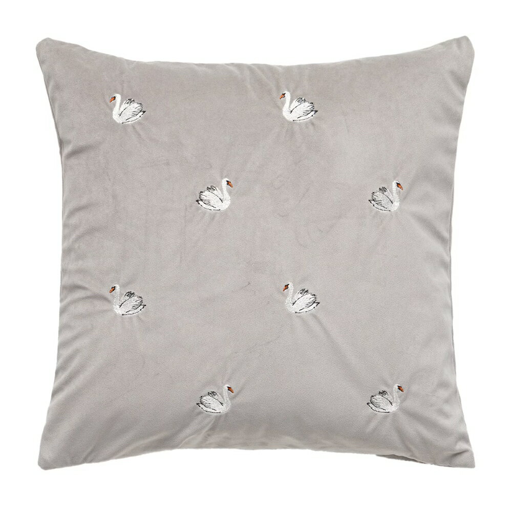 【DECO HOME商品】抱枕套 SWAN gSChm1a GY(DH) NITORI宜得利家居