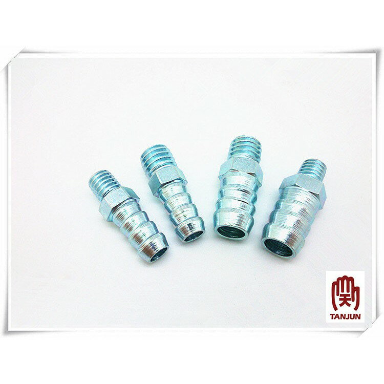 螺絲牙插心直鐵接頭 3/8" x 1/2" [天掌五金]