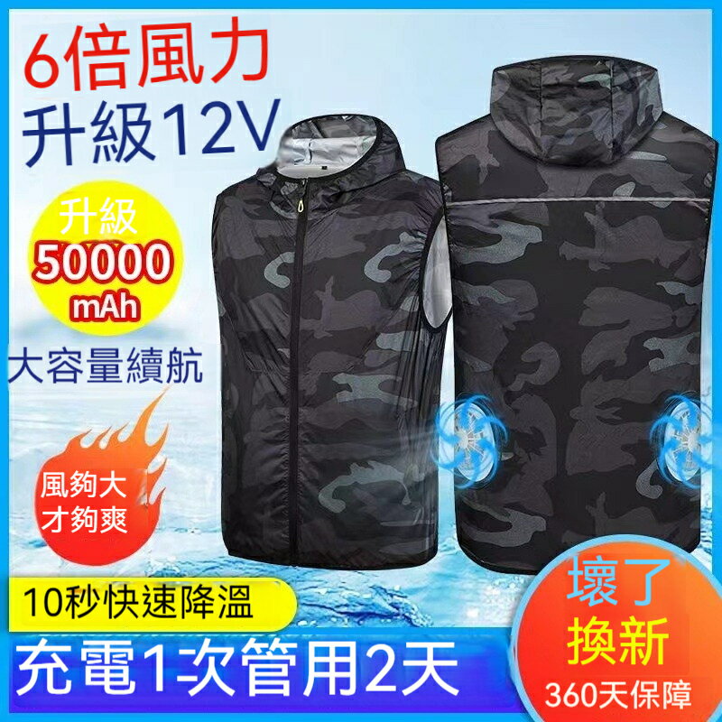 快樂購購❄️空調服 風扇服 勞保服 冷氣衣 戶外工作服 夏季空調服 冷氣外套 風扇衣勞保戶外工人帶風扇的衣服 防暑 風扇防曬衣