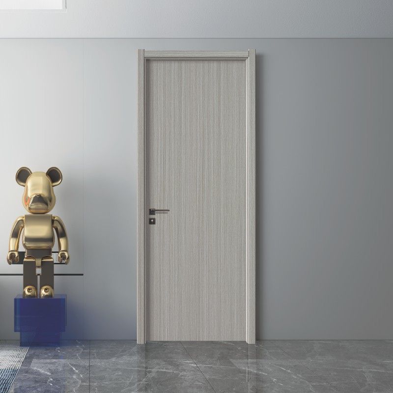 可打統編 極簡辦公室門隔音木門室內門房間門臥室門書房門對開門實木復合門 1