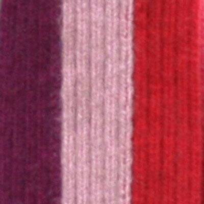 兒童款粉紅直條紋紐西蘭貂毛羊毛圍巾9.5公分寬 1