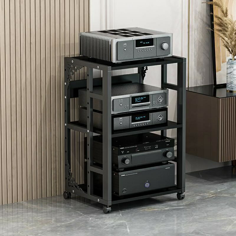 打印機置物架可移動調節間距辦公室多層收納臺式小電腦主機托架子