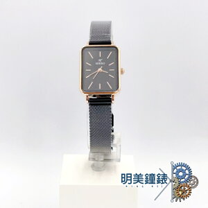 ◆明美鐘錶眼鏡◆MIRRO米羅/6117KB-35651/簡約時尚仕女腕錶米蘭帶/黑X金
