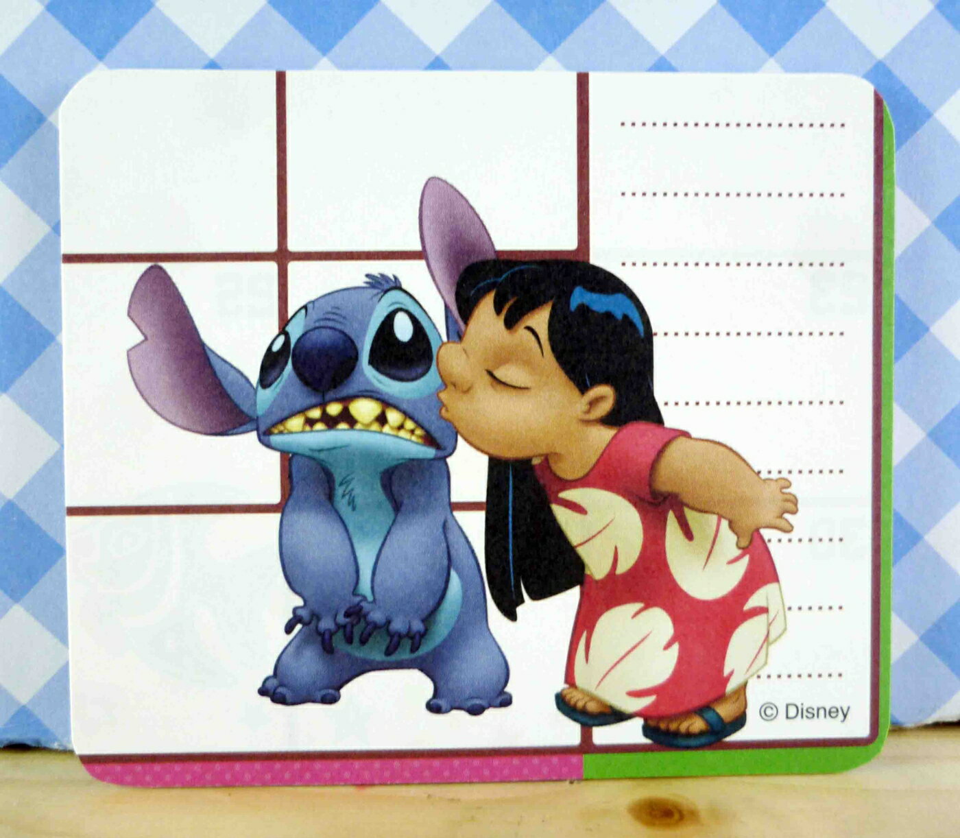 【震撼精品百貨】Stitch 星際寶貝史迪奇 卡片-親吻 震撼日式精品百貨