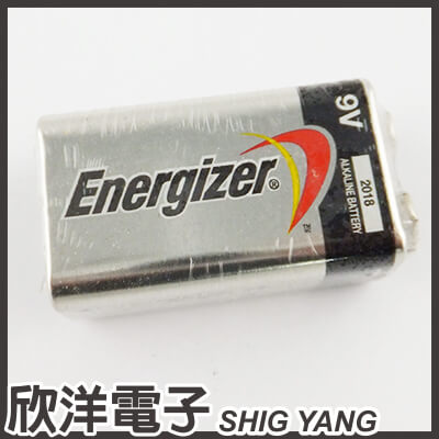 <br/><br/>  ※ 欣洋電子 ※ Energizer 勁量 9V 鹼性電池 (1入)無吊卡環保包裝<br/><br/>