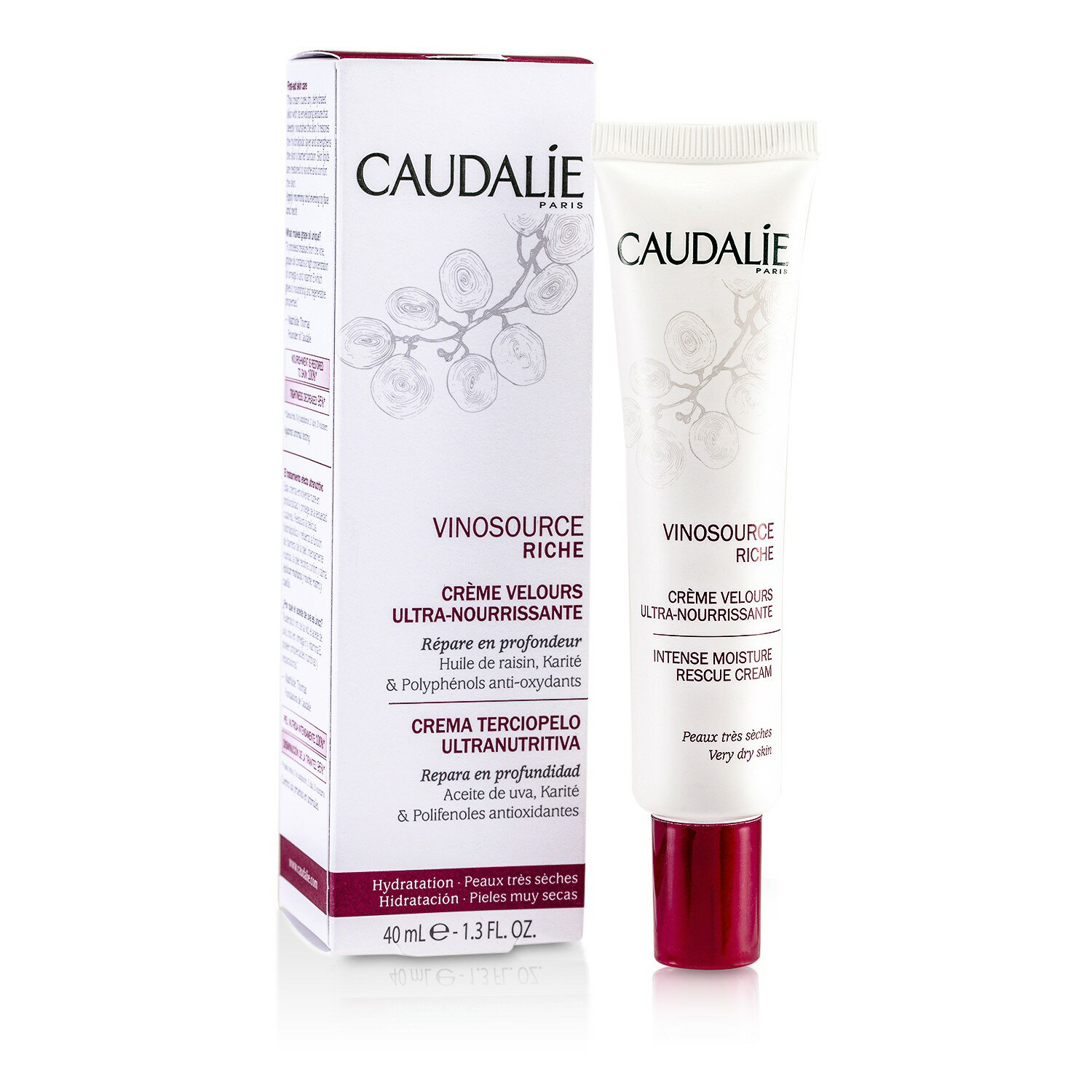 歐緹麗 Caudalie - 葡萄籽倍潤保濕面霜(非常乾燥膚質) Vinosource Intense Moisture Rescue Cream