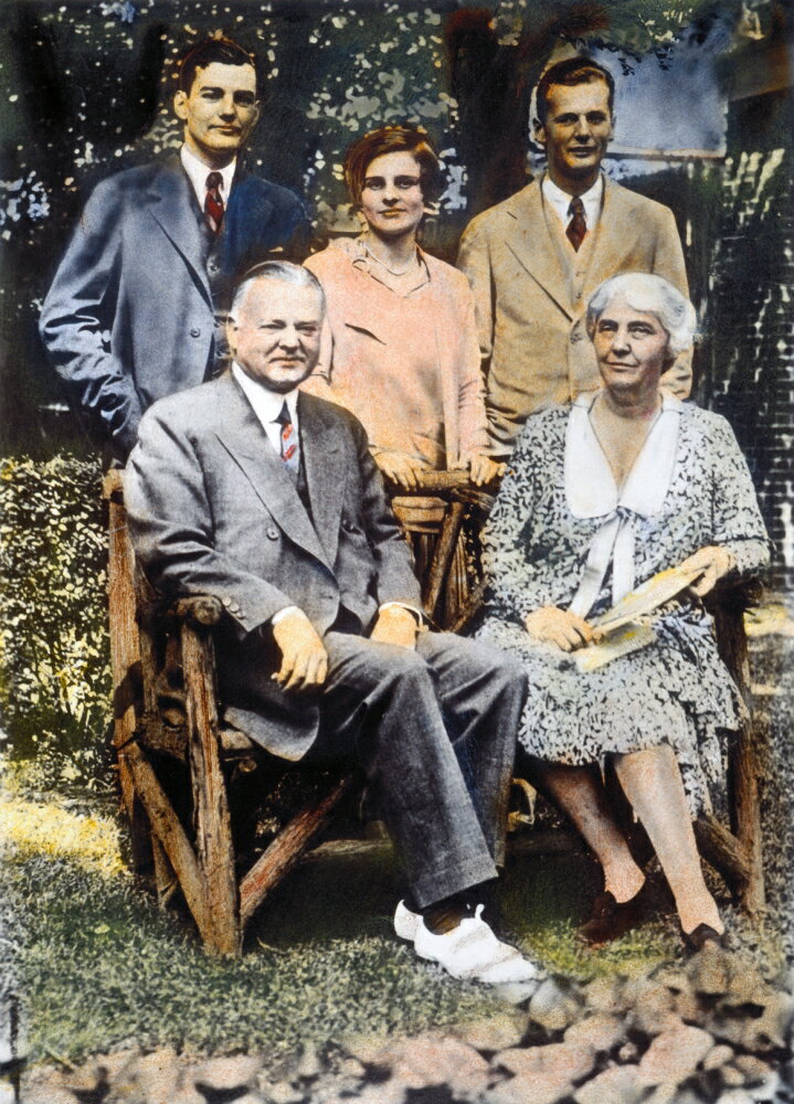 Posterazzi: H Hoover And Family Npresident And Mrs Herbert Clark Hoover ...