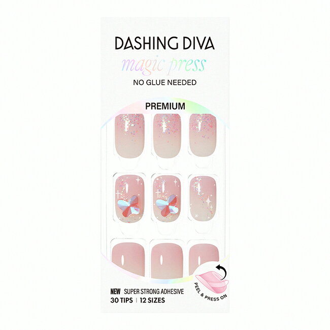 Dashing Diva/P 頂級璀燦美甲片-夢想花園-30片