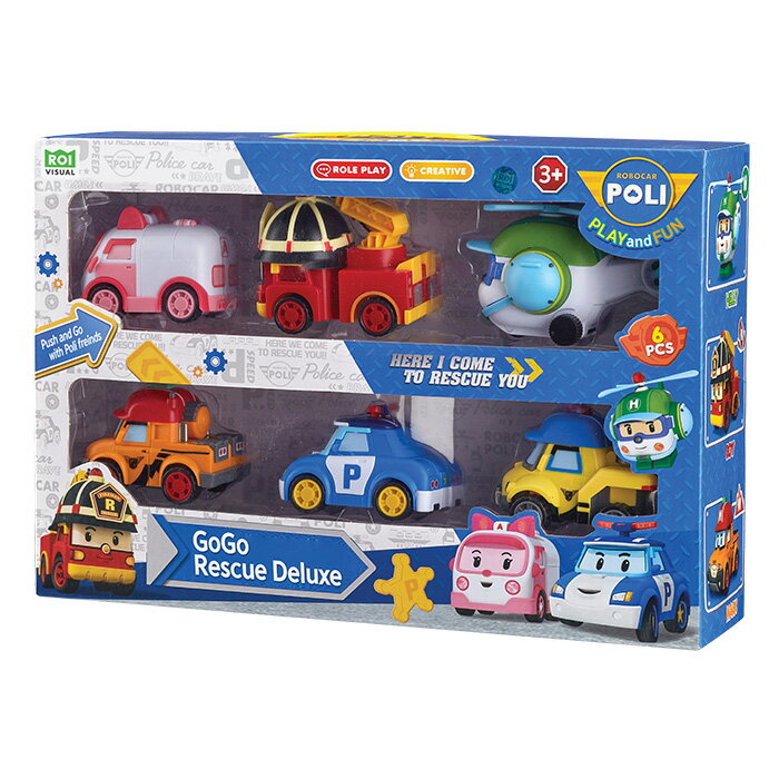 救援小英雄波力POLI BABE 摩輪車套組 【鯊玩具】