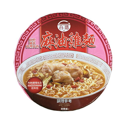 台酒TTL麻油雞碗麵200g【愛買】