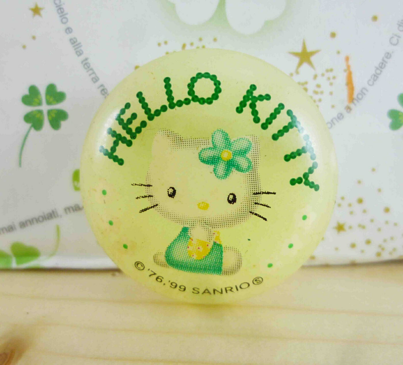 【震撼精品百貨】Hello Kitty 凱蒂貓 KITTY別針-限量版-信州蓄光 震撼日式精品百貨