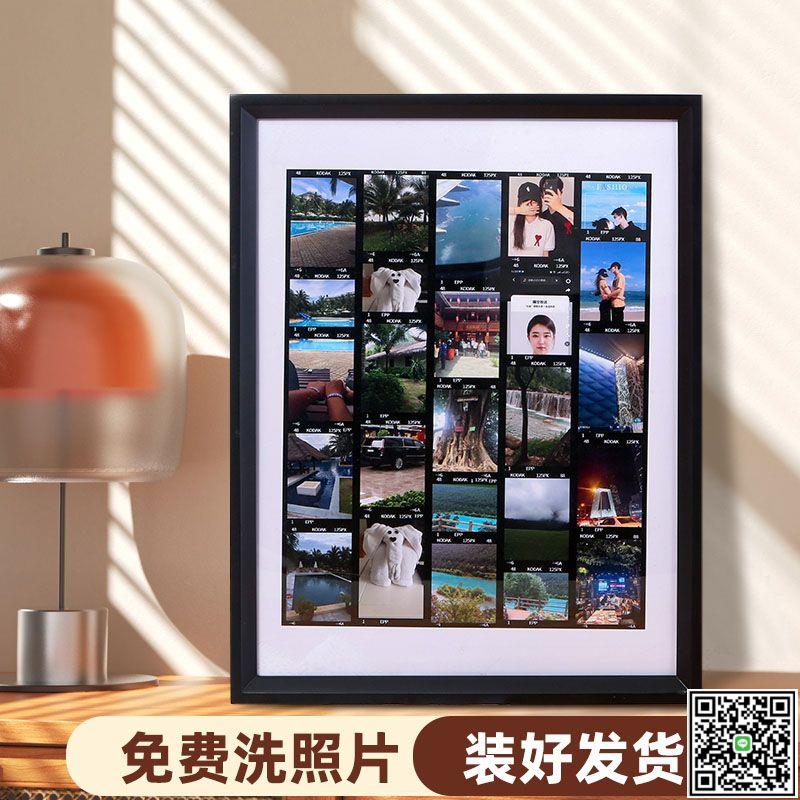 diy定製多宮格相框拍立得洗照片列印情侶閨蜜生日情人節禮物紀念-UM.有米家居