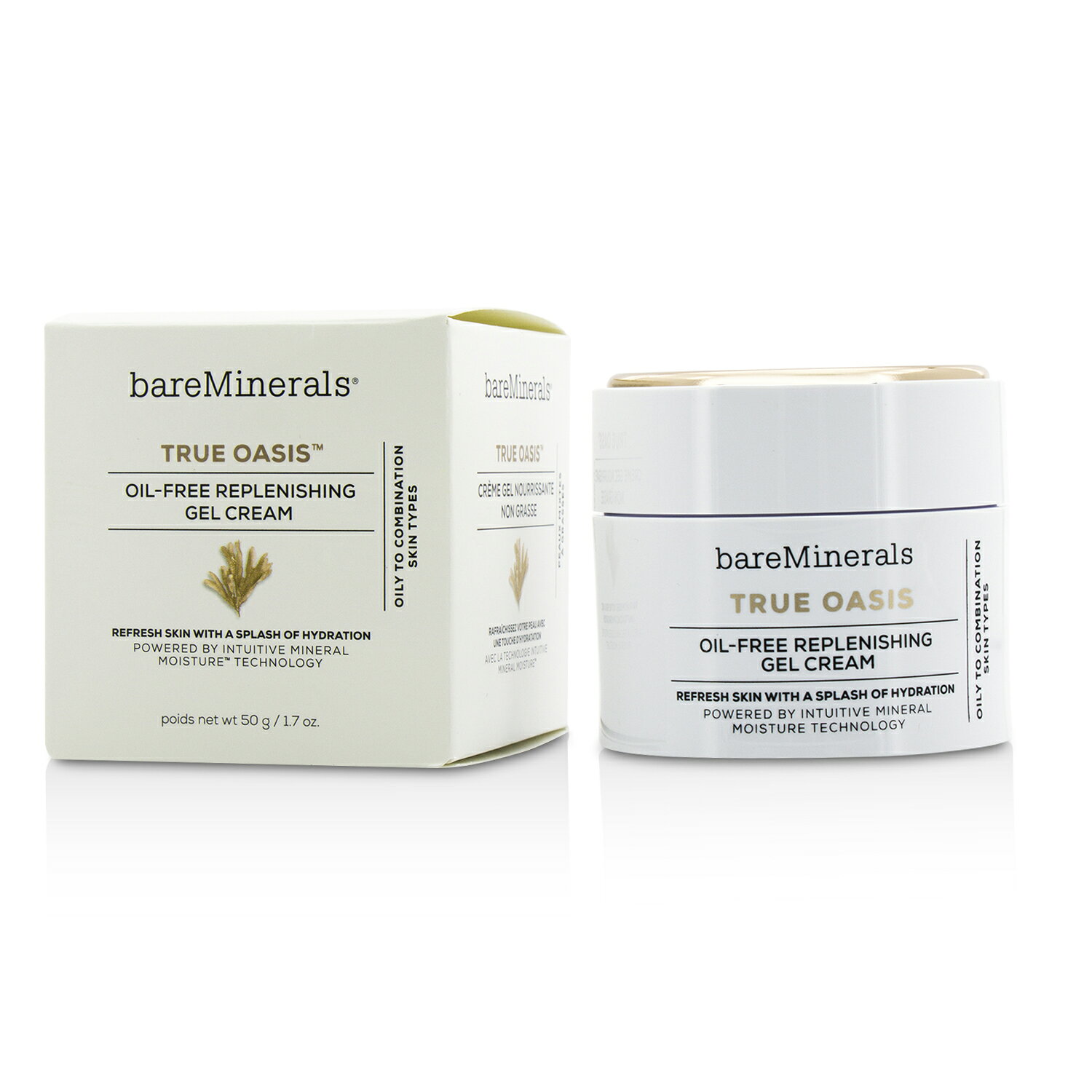 BareMinerals - 礦物強效保濕乳霜 True Oasis Oil-Free Replenishing Gel Cream (混合性至油性肌膚)