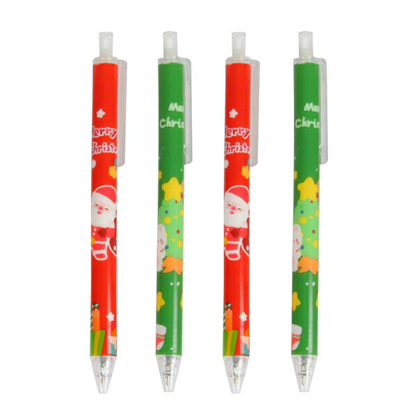 聖誕按壓筆 聖誕節文具禮品 0.5mm 按動原子筆 廣告筆 學生文具 贈品禮品