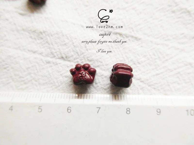 97.25%紫金砂福字貓手手 硃砂 水晶飾品 晶晶工坊-love2hm 0