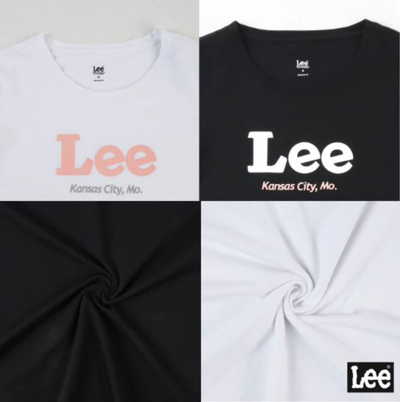 Lee 撞色大LOGO短袖T恤 女 Modern 共二色(經典白/氣質黑)