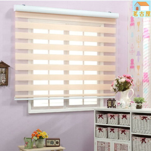 捲簾窗簾遮光百葉窗簾柔紗簾成品調光客廳臥室拉簾免打孔 3