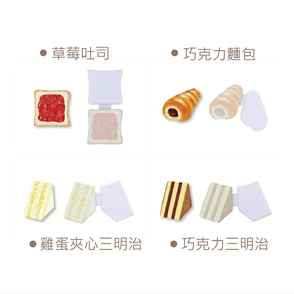 便利貼 軟綿綿 麵包店 蛋糕 三明治 麵包 立體 造型便利貼 便籤紙 禮物  40張 8款 2024 文具大賞 【花屋】 7