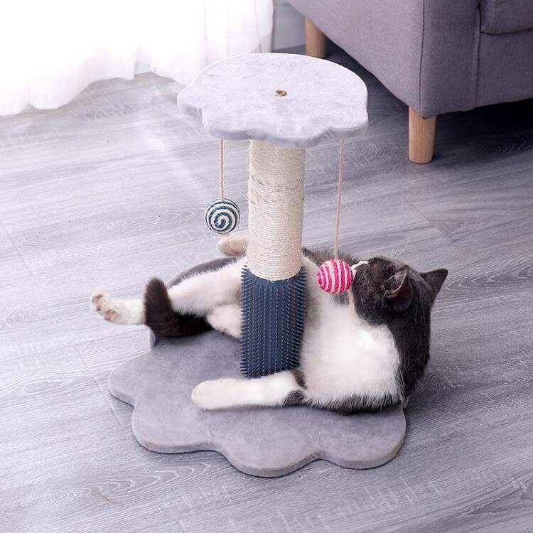 蹭癢器 貓爬架小型網紅劍麻貓抓板抓柱不掉屑貓咪蹭癢器玩具立式貓咪用品