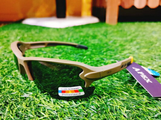 【H.Y SPORT】《APEX》型號806N-專業運動型太陽眼鏡 偏光運動太陽眼鏡/防眩光墨鏡/抗UV/過濾紫外線及強光/寶麗來偏光鏡片 軍事綠