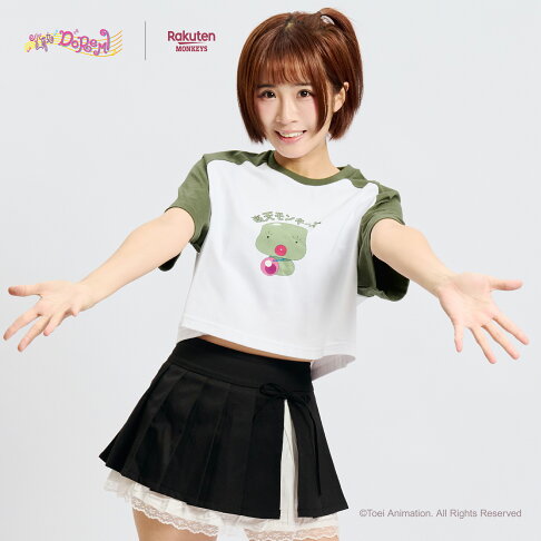 Rakuten Monkeys x 小魔女DoReMi-短版T 1