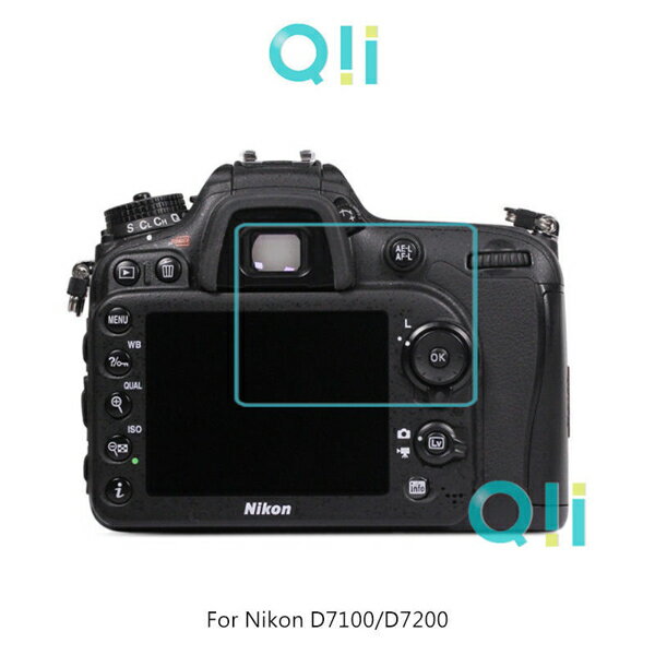 【愛瘋潮】Qii Nikon D7100/D7200/D5200 螢幕玻璃貼(兩片裝)【APP下單4%點數回饋】