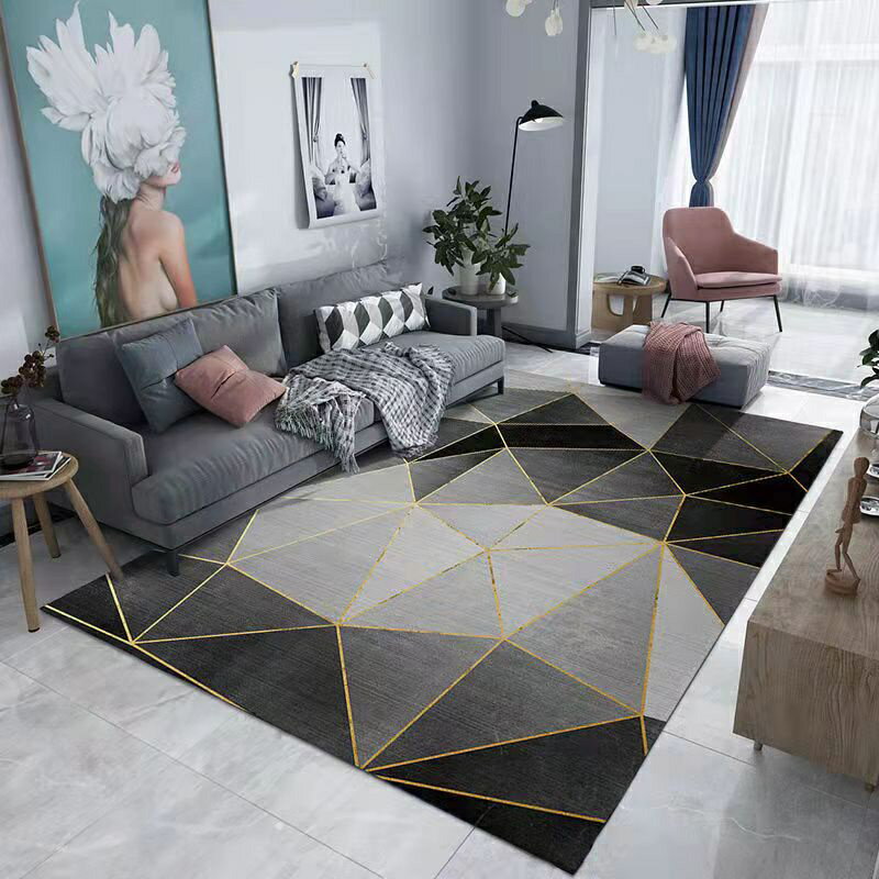 ins風北歐地毯客廳茶幾毯現代簡約臥室房間滿鋪床邊毯大面積家用
