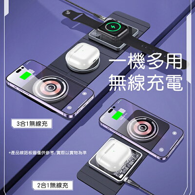 TOTU拓途 明系列2/3合1磁吸收納無線充CACW067/066【App 4%回饋】