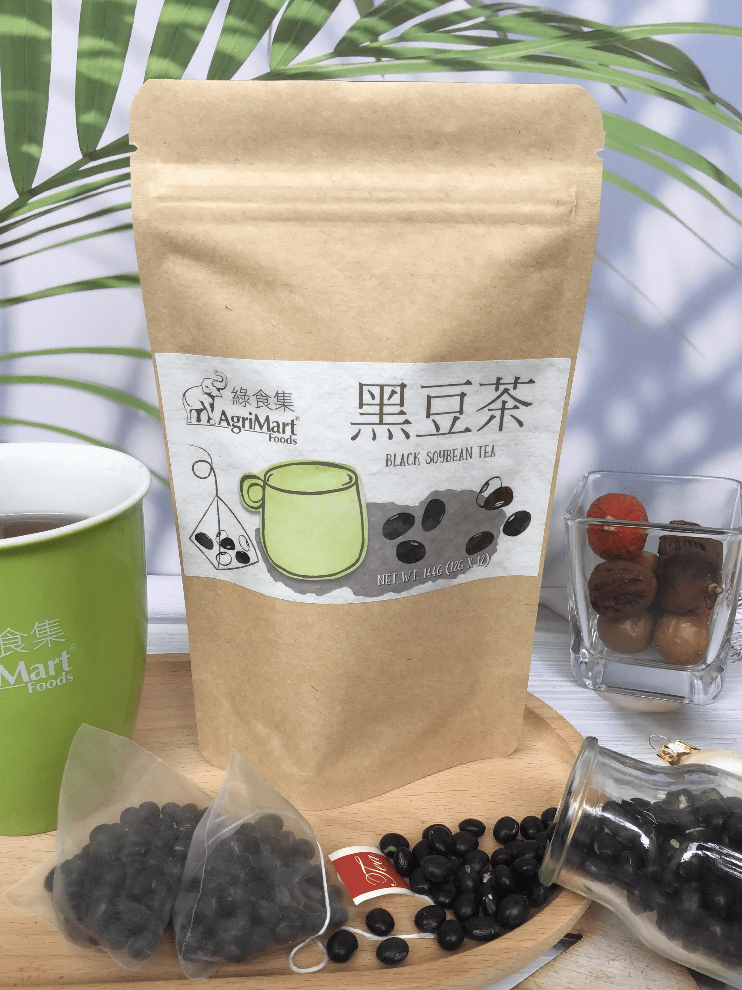 綠食集 黑豆茶包 12入