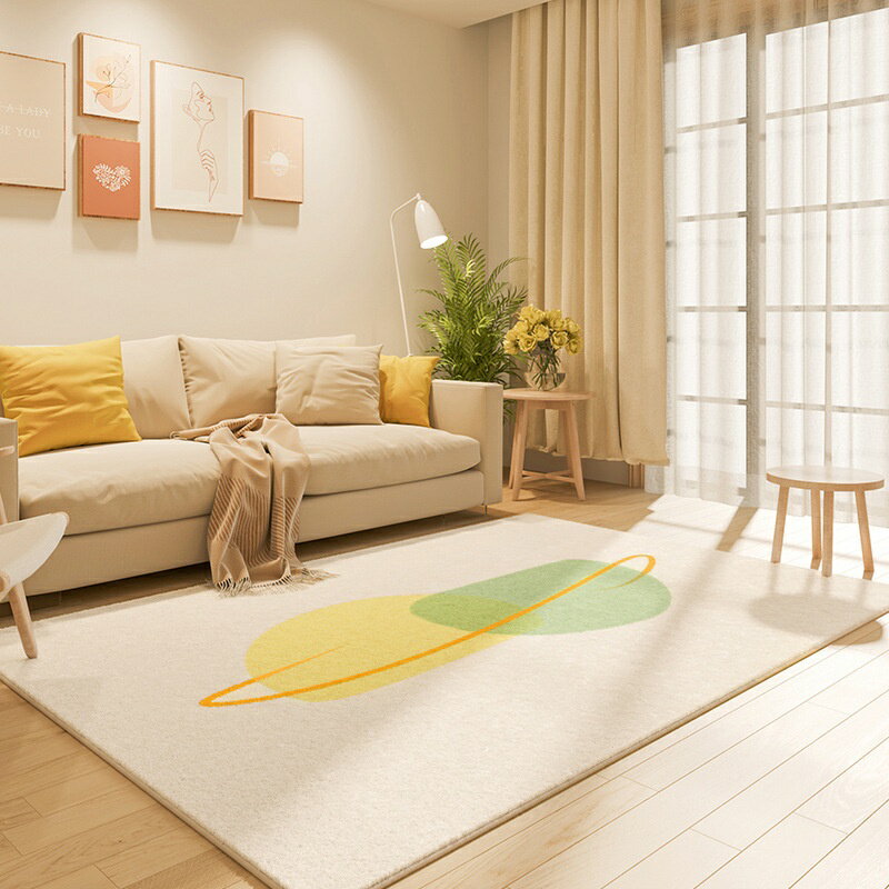 客廳 地毯 北歐 ins風現代 簡約 臥室 整鋪 床邊毯 新款 家用 加厚 陽臺 地墊