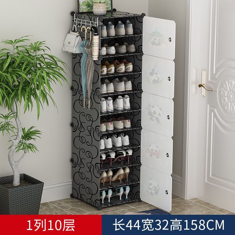 免運 可開發票 鞋架 進門鞋架宿舍門口防塵收納神器小號多層多功能家用全封閉簡易鞋櫃