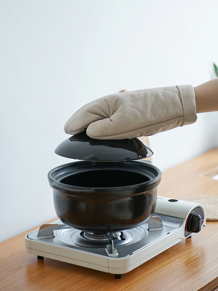 微波爐手套廚房專用耐高溫家用隔熱烤箱烤爐烹飪微波防燙加厚烘焙1入