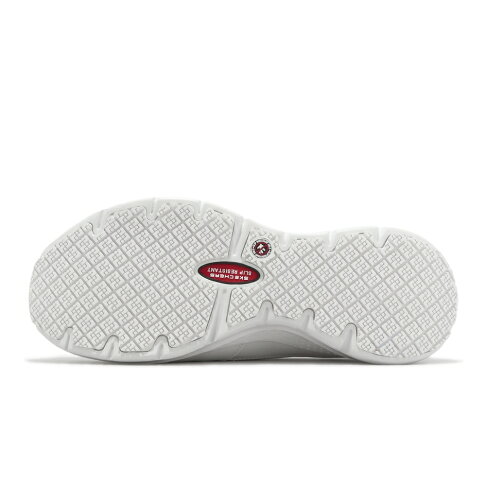 Skechers Arch Fit SR-Lexal 女 全白 足弓支撐 防滑大底 護士鞋 套入式 108190WHT 2