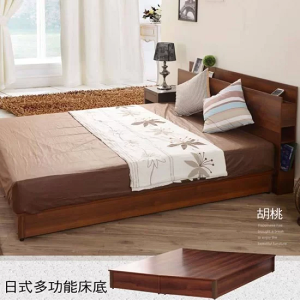 日式 硬式 床底 床架 床板 簡易 3.5尺 5尺 6尺 單人 單人床 雙人 雙人床 日式收納多功能簡易封底床底 【UHO】