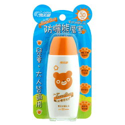 雪芙蘭防曬熊厲害-寶貝防曬乳液SPF30/80g【愛買】