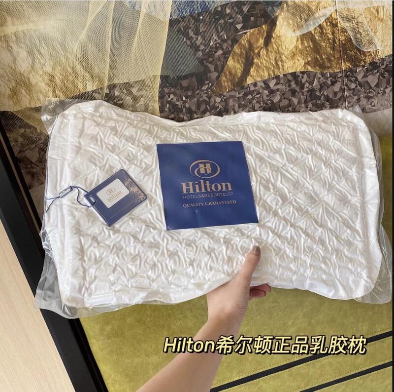 {618大促}泰國乳膠枕頭原裝進口護頸椎枕雙人助睡眠橡膠枕芯家用一對