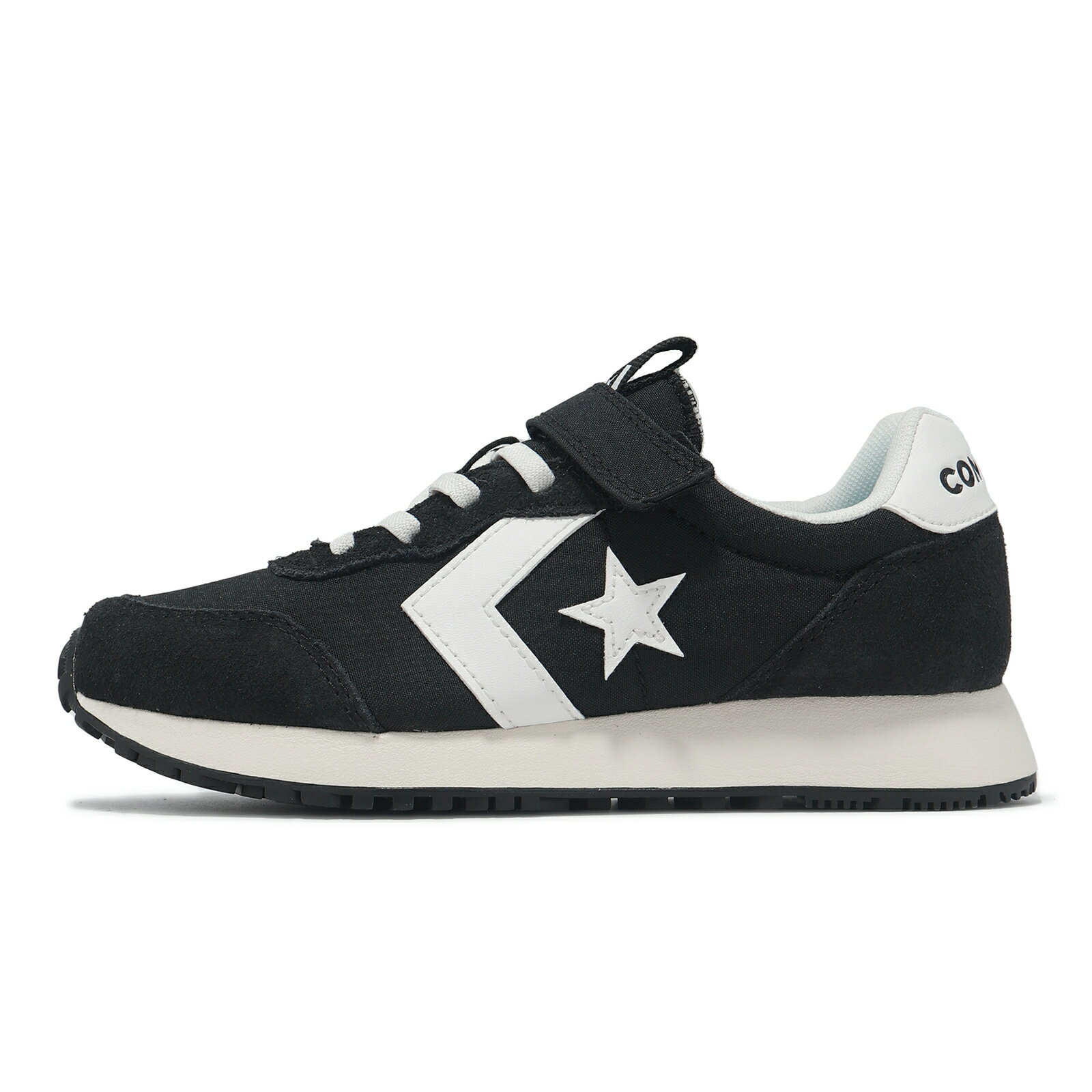 Converse 休閒鞋 Omega Trainer 中大童 童鞋 黑 白 魔鬼氈 復古
