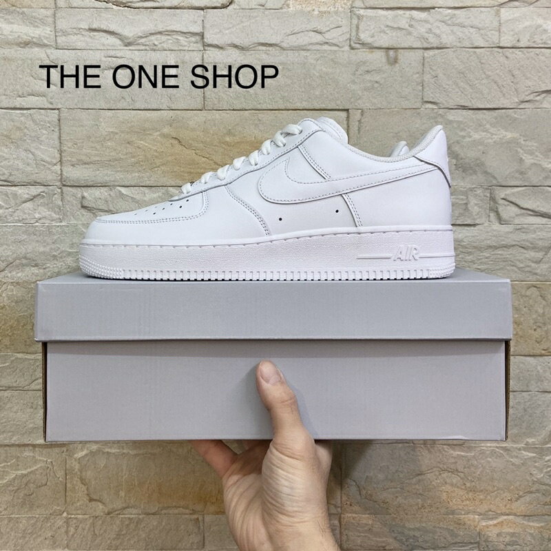 TheOneShop NIKE AIR FORCE 1 AF1 白色全白經典款皮革防潑水低筒CW2288