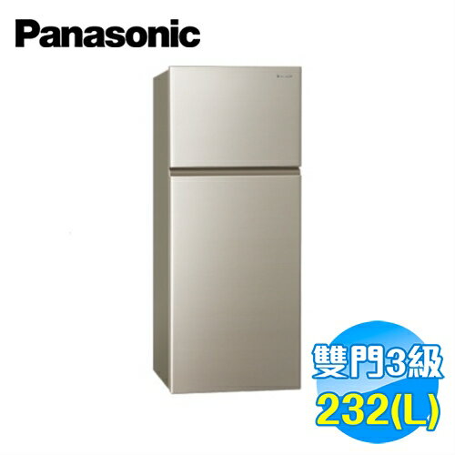 國際 Panasonic 232公升 雙門電冰箱 NR-B239T-R