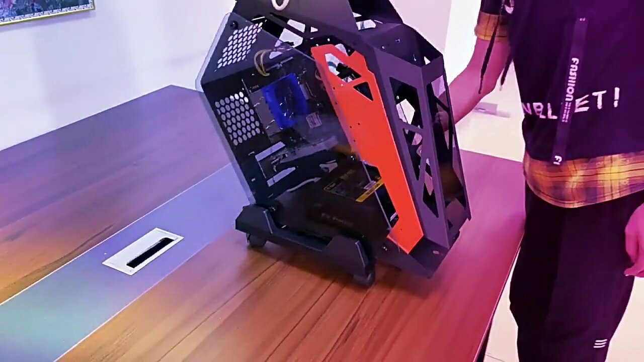 臺式電腦主機托移動滑輪機箱底座可伸縮電腦托盤家用辦公主機托架