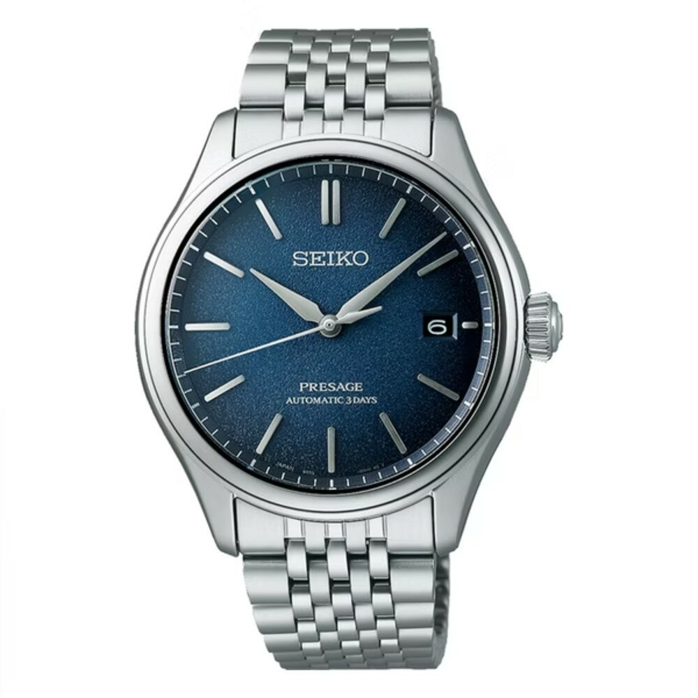 seiko SK037 精工 Presage系列 6R55-00H0B(SPB525J1) 經典系列三針機械錶 藍 40.2mm｜樂天全館特惠中★指定刷卡回饋10%