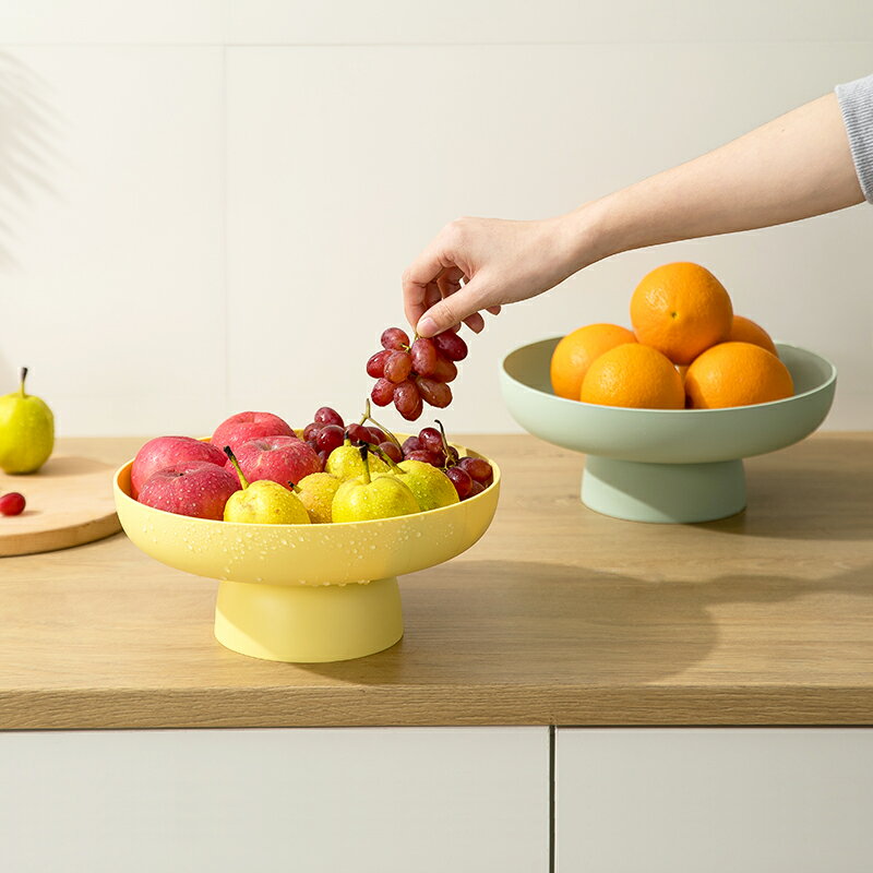 歐式水果盤現代客廳創意家用茶幾糖果盤過年零食瓜子干果盒水果籃